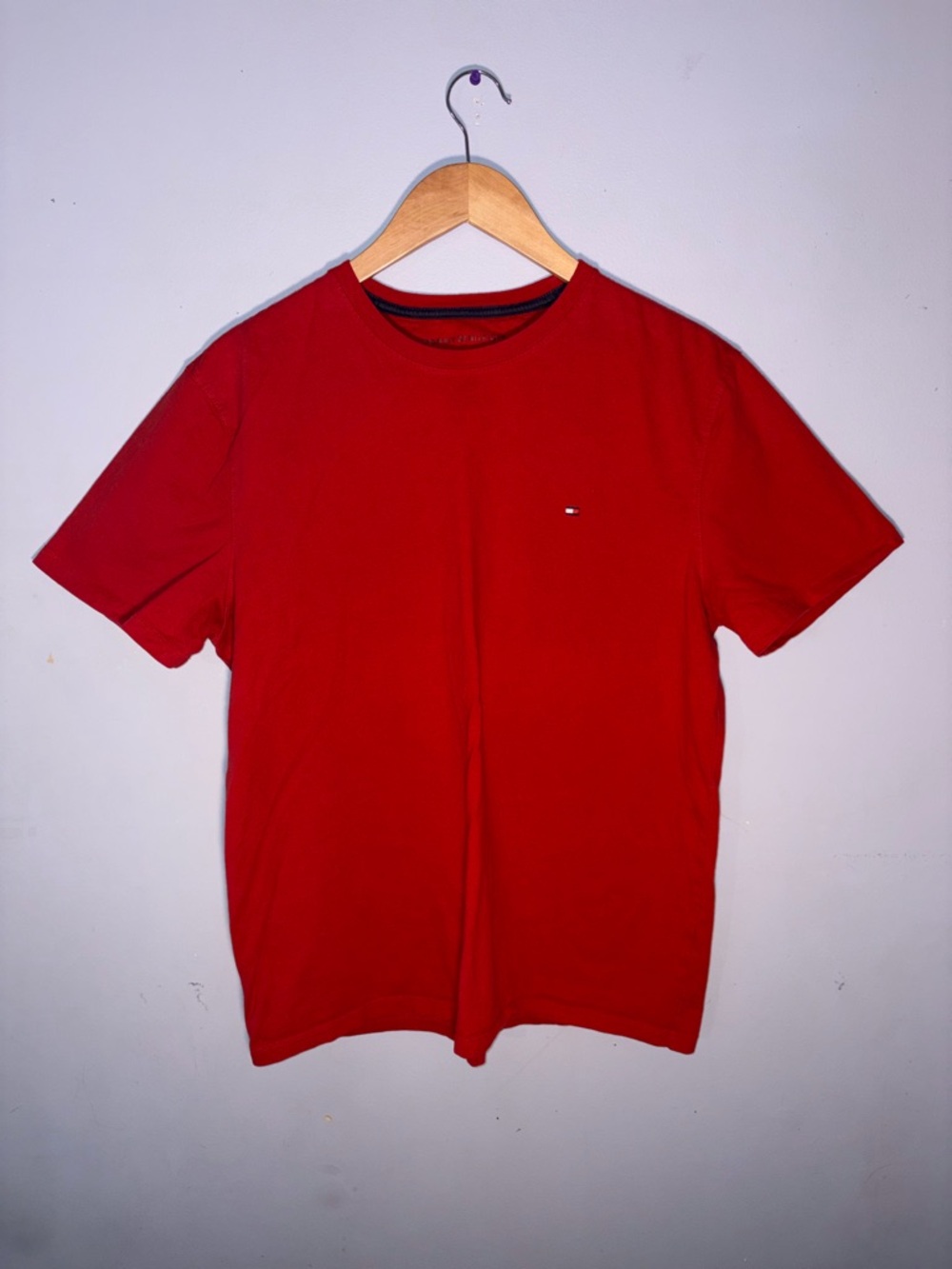 Tommy Hilfiger Red Short Sleeve Crew Tee